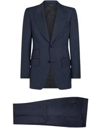 Tom Ford - Wool Super 110S Sharkskin Shelton 2-Piece Suit - Lyst