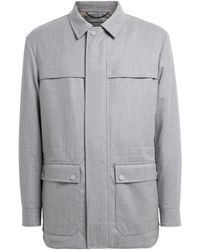 Canali - Wool Field Jacket - Lyst