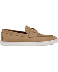 Christian Louboutin - Chambeliboat Leather Boat Shoes - Lyst