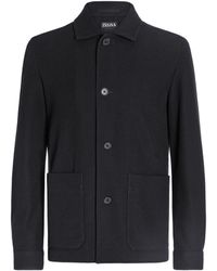 Zegna - Wool-cotton Jerseywear Chore Jacket - Lyst
