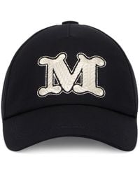 Max Mara - Cotton Monogram Cap - Lyst