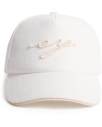 Eleventy - Linen Rope Logo Baseball Cap - Lyst