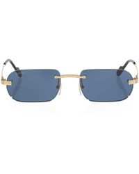Cartier - Première De Rectangle Sunglasses - Lyst