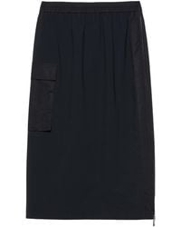 MAX&Co. - Technical Jersey Midi Skirt - Lyst