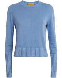 Guest In Residence - Cotton-Cashmere Sunwash Shrunken Sweater - Lyst