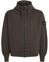 Stone Island - Cotton Compass Patch Hoodie - Lyst