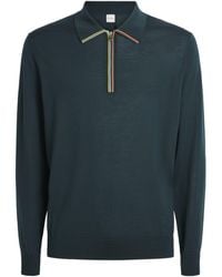 Paul Smith - Merino Wool Quarter-Zip Sweater - Lyst