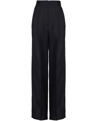 Prada - Mohair-wool Pleated Trousers - Lyst
