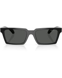 Versace - Acetate Rectangular Sunglasses - Lyst