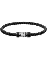 Chopard - Leather And Palladium Classic Racing Bracelet - Lyst