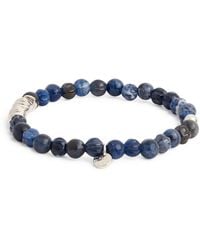 Tateossian - Sodalite And Sterling Classic Discs Bracelet - Lyst