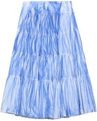 MAX&Co. - Cotton Palomba Tiered Midi Skirt - Lyst
