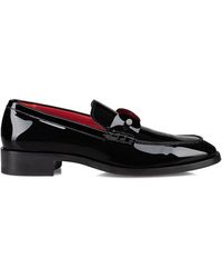 Christian Louboutin - Chambelimoc Night Strass Calfskin Loafers - Lyst