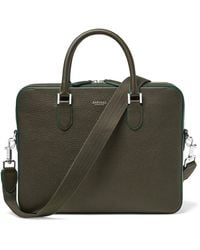 Aspinal of London - Leather Mount Street Briefcase Bag - Lyst