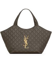 Saint Laurent - Medium Icare Quilted Tote Bag - Lyst