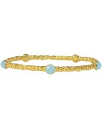 Halcyon Days - Plated Cabochon Bangle - Lyst