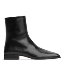 Bottega Veneta - Leather Jim Ankle Boots - Lyst