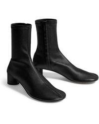 Bottega Veneta - Leather Heeled Ankle Boots - Lyst