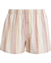 Hanro - Cotton Fancy Woven Boxer Shorts - Lyst