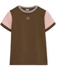 Loewe - Stretch-Cotton Anagram T-Shirt - Lyst