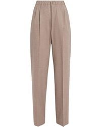 Max Mara - Relaxed Drawstring Trousers - Lyst
