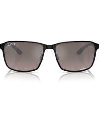 Ray-Ban - Metal Rb3721Ch Chromance Sunglasses - Lyst