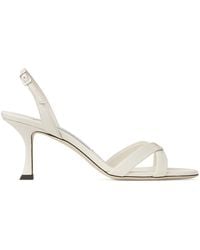 Jimmy Choo - Elsy 70 Leather Heeled Sandals - Lyst