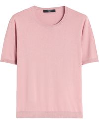 Weekend by Maxmara - Silk-Cotton Knitted Top - Lyst