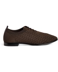 Giorgio Armani - Jacquard Knit Oxford Shoes - Lyst