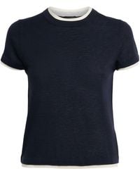 ME+EM - Merino Wool-Cashmere Barely There T-Shirt - Lyst