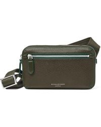 Aspinal of London - Leather Reporter Compact Belt Bag - Lyst