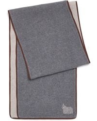Colombo - Cashmere Nubuck-Trim Scarf - Lyst