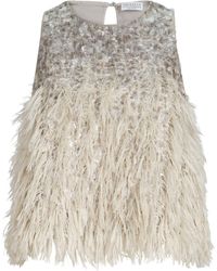 Brunello Cucinelli - Dazzling Fil Coupé Top - Lyst