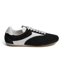 Bottega Veneta - Suede-Nylon Shot Sneakers - Lyst