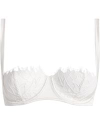 Kiki de Montparnasse - Lace-Trim Iris Balconette Bra - Lyst