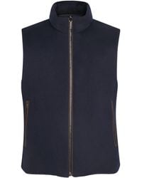 Moorer - Virgin Wool-Cashmere Reversible Falieri Gilet - Lyst