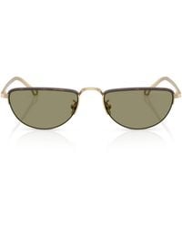 Giorgio Armani - Steel Butterfly Sunglasses - Lyst