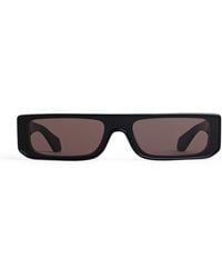 Alaïa - Acetate Rectangle Mask Sunglasses - Lyst