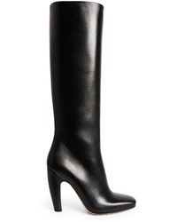 Bottega Veneta - Leather Canalazzo Knee-high Boots 100 - Lyst