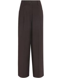 Sandro - Wide-Leg Tailored Trousers - Lyst