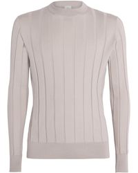 Eleventy - Cotton-Silk-Cashmere Sweater - Lyst