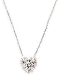 Suzanne Kalan - And Diamond Small Heart Pendant Necklace - Lyst