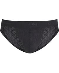 Calvin Klein - Microfibre Lace Sport Briefs - Lyst