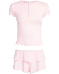 Skims - Sleep Short Pyjama Set - Lyst