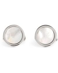 Giorgio Armani - Sterling And Mother-Of-Pearl Cufflinks - Lyst