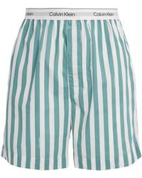 Calvin Klein - Cotton Poplin Stripe Pyjama Bottoms - Lyst