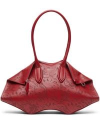 McQueen - Leather Manta Top-Handle Bag - Lyst