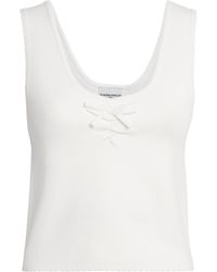 Claudie Pierlot - Bow-Detail Knit Tank Top - Lyst
