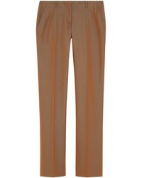 McQueen - Iridescent Bumster Trousers - Lyst
