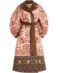 Barbour - X Farm Rio Quilted Cami Coat - Lyst
